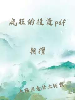 疯狂的投资pdf