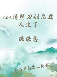 cos暗堕刀剑后我人没了