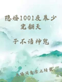 隐婚1001夜慕少宠翻天