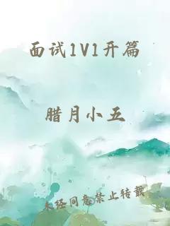 面试1V1开篇