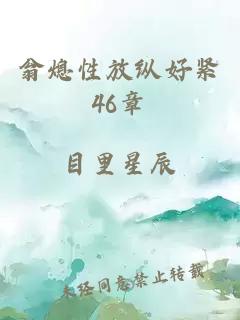 翁熄性放纵好紧46章