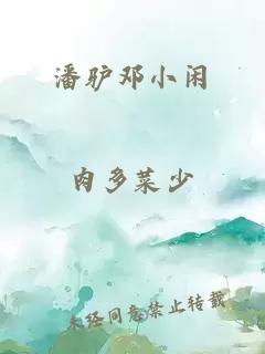 潘驴邓小闲